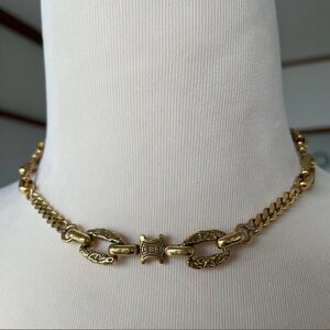Celine Gold Chain Vintage Necklace